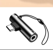 Type-C 3.5mm Kulaklık Adaptörü - Siyah - 12