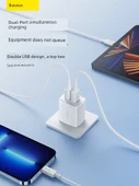 105W Tek Port USB Şarj Aleti ve 1.5m 3'ü 1 Arada Kablo - 3