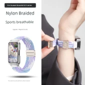 Huawei Bileklik 10 Örme Manyetik Tokalı Kordon - Yaban Mersini - 2