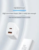 20W Çift Portlu Şarj Aleti ve 1 Metre Apple Şarj Kablosu - 7