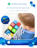 Çocuklar için Eğitici Rubik Küp Oyuncak - Şarj Setli [2 Adet] - 9