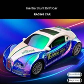 Neon Atalet Drift Araba Oyuncak - Renkli Mavi ve Sarı - 2