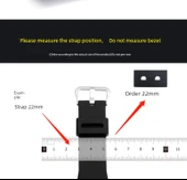 Casio G-Shock 22mm Silikon Kordon Tutucu - Beyaz [Tekli] - 8