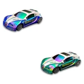Neon Atalet Drift Araba Oyuncak - Renkli Mavi ve Yeşil - 1