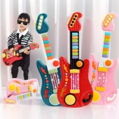 Çocuk Ukulele Katlanabilir Gitar 1459-2 - Kırmızı - 2