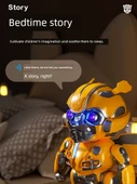 Transformer Uzaktan Kumandalı Robot Oyuncak - Hediye Kutulu Orta Boy Dans Eden Bumblebee Bataryalı - 4