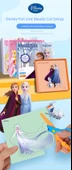 Disney Çocuk Origami Kağıt Kesme Seti - Karlar Ülkesi + Prenses [240 Yaprak, 40 Origami, Güvenlik Makası] - 6