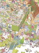 Aipuzzle Peri Masalı Kasabası 2000 Parça Puzzle - Çizimler + Yapıştırıcı - 3