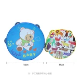 Çocuk Müzik Aleti - Yeşil Zürafa - Orff Zil ve Tef - 15cm - 5