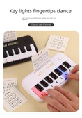 Çocuk Elektronik Klavye Mini Cep Piyano - Siyah (Hediye Kutulu, Müzik, Pilli) - 10