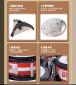 Çocuklar için Müzik Oyuncakları - Puzzle Davul Seti - Şarjlı thumbnail 10