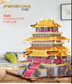 Metal Model Kuş Kulesi + Teşhir Kutusu 3D Puzzle thumbnail 11