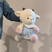 Sevimli Hayvan Peluş Oyuncak - Çıplak Kahverengi Husky 50cm - 5