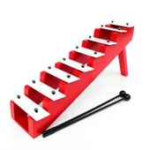 Sekiz Tonlu Merdiven Piyano Orff Müzik Aleti - Sarı - 5
