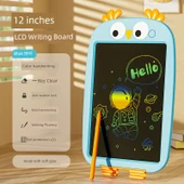 12 inç LCD Yazı Tahtası - Mavi Baykuş - 1