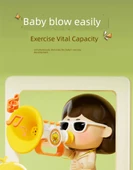 Çocuklar için Armonika Düdük Oyuncak - Sarı Ördek Yavrusu Kornası + Düdük ve 2 Asma İpi thumbnail 11