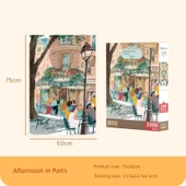 1000 Parça Puzzle - Paris Öğleden Sonra - 1