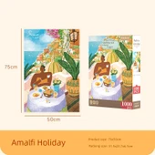 1000 Parça Puzzle - Amalfi Tatili - 1