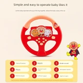 Çocuk Eğitici Direksiyon Oyuncak - Şarjlı Ekmek Adam + Goblen thumbnail 12