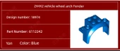 LEGO Araç Tekerlek Yuvası Çamurluk 2x4x2 Parçaları - 18974-6102586 Kırmızı - 8