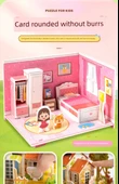 3D DIY Karton Ev Puzzle - Ay Kale - 11