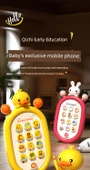 Çocuk Oyuncak Telefon - Beyaz Tavşan (Şarjlı) Kayıp Önleyici İp ve Tavşan Bardak - 8