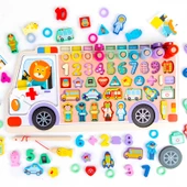 Çocuklar İçin Küçük Boy Dijital Şekil Balık Tutma Eşleştirme Oyuncak Seti thumbnail 1