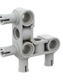 Lego 3x3 Dikey Bağlantı Parçası - Açık Gri - 3