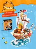 Garfield Dünya Turu Yelkenli Gemi Yapı Seti - 466 Parça - 1