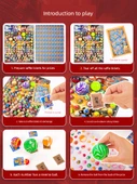 Nezha Sihirli Çocuk Dragon Topu Elastik Top Oyuncak - [Yılan Yılı Özel] Işıklı Elastik Top 110 - 10