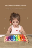 Eğitici Oyuncak Piyano - Sekiz Tonlu Piyano + Güneş Işığı Gökkuşağı + Basit Müzikli Bardak - 10