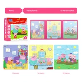 Peppa Pig Manyetik Puzzle - Mutlu Aile - 1