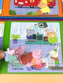 Peppa Pig Manyetik Puzzle - Mutlu Aile - 5