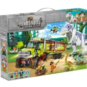Jurassic Dinozor Yapı Blokları - Ağır Pençe Ejderha Helikopter Kafesi, 585 Parça thumbnail 6