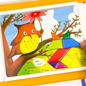 Manyetik Tangram Puzzle - Yaratıcı I Şekli - 5