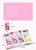 Sanrio Labirent Kazıma Boyama Kağıdı - Rastgele 6 Kabi Bala Kazıma (10 Kat + Gizli) - 8