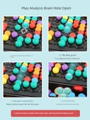 Çocuk Puzzle Oyuncak - Futbol Oyunu Çift Savaş Masa Oyunu (4 Top + 2 Ayakkabı) - 2