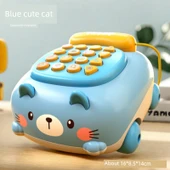 Çocuk Müzikli Telefon Araba - Lan Meng Kedi - Çok Modlu - Şarjlı - 1