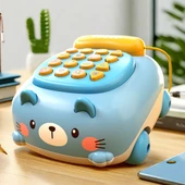 Çocuk Müzikli Telefon Araba - Lan Meng Kedi - Çok Modlu - Şarjlı - 2