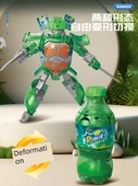 Dönüşen Robot Oyuncak - Mavi Kola Şişesi Savaşçı - Dönüşüm Kalemli - 4