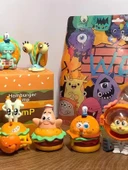 Sünger Bob Hamburger Serisi Sürpriz Kutusu - 6 Adet Yengeç Burger Figür - 4