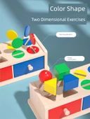 Montessori Oyuncak - Para Atma Kutusu ve Besleme Oyunu - 3