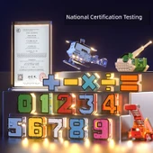 Çocuk Dijital Dönüşüm Oyuncak Araba - Büyük Numara [5] Dönüşen Helikopter thumbnail 4