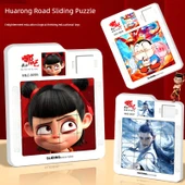 Manyetik Güç Klotski - Şeytan Çocuk A + Şeytan Çocuk B Huarong Yolu Kaydırmalı Puzzle - 2