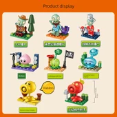Plants vs Zombies Zombi Adam Yapı Blokları - No.2 Bomba (8 Model Kutulu) - 4