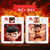 Manyetik Güç Klotski - Şeytan Çocuk A + Şeytan Çocuk B Huarong Yolu Kaydırmalı Puzzle - 1