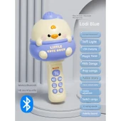 Çocuk Kablosuz Bluetooth Karaoke Mikrofon Oyuncak - Clelan Meng Ördek thumbnail 1