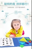 Manyetik Tangram Puzzle Kitabı - Manyetik Olmayan Tangram 1216 - 11