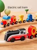 Manyetik Dijital Tren Rayı - 12 Parça - Elektrikli - Kayın Ağacı Raylı - 2