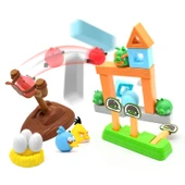 Angry Birds Oyuncak Seti - (Stella + Bomba Siyah + Domuz + Sapan + 3 Aksesuar) (7 Parça) - 6